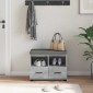 vidaXL Παγκάκι Χαλωρίου Σκυρόχρωμο Γκρι 60 x 38 x 46 εκ