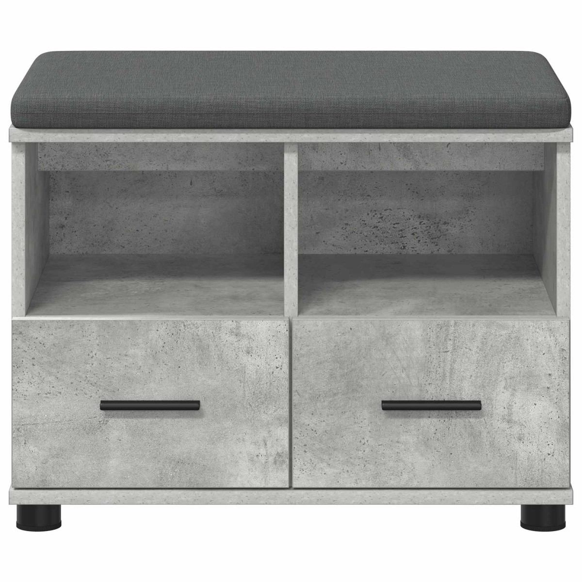 vidaXL Παγκάκι Χαλωρίου Σκυρόχρωμο Γκρι 60 x 38 x 46 εκ