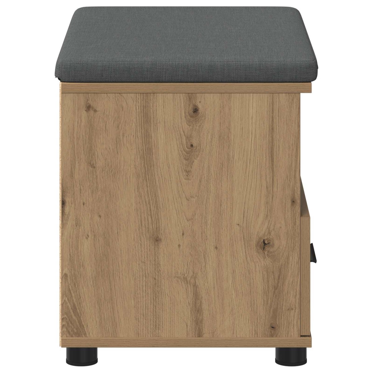 vidaXL Παγκάκι Χαλωρίου Τεχνίτικη Δρυς 60 x 38 x 46 εκ