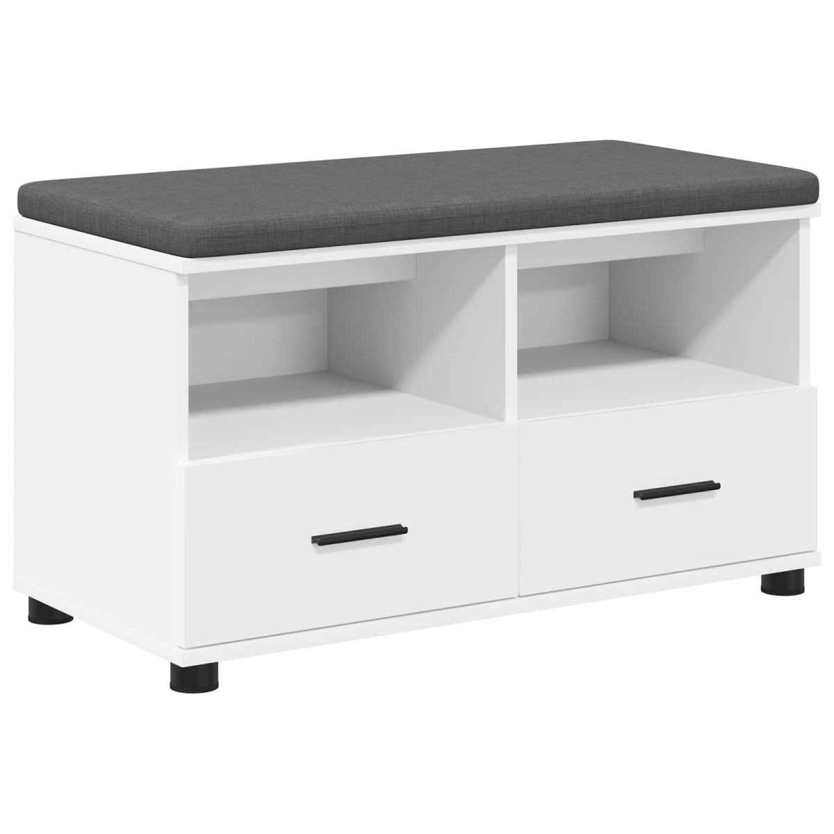 vidaXL Παγκάκι Χαλωρίου Λευκός 80 x 38 x 46 εκ