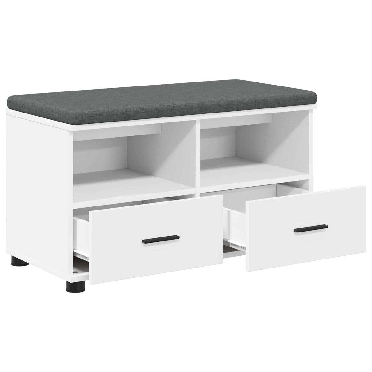 vidaXL Παγκάκι Χαλωρίου Λευκός 80 x 38 x 46 εκ