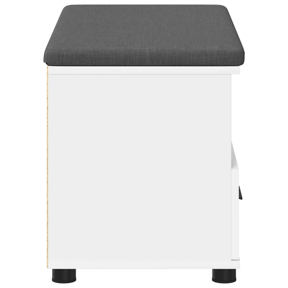 vidaXL Παγκάκι Χαλωρίου Λευκός 80 x 38 x 46 εκ