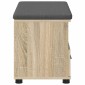 vidaXL Παγκάκι Χαλωρίου Δρύς Sonoma 80 x 38 x 46 εκ