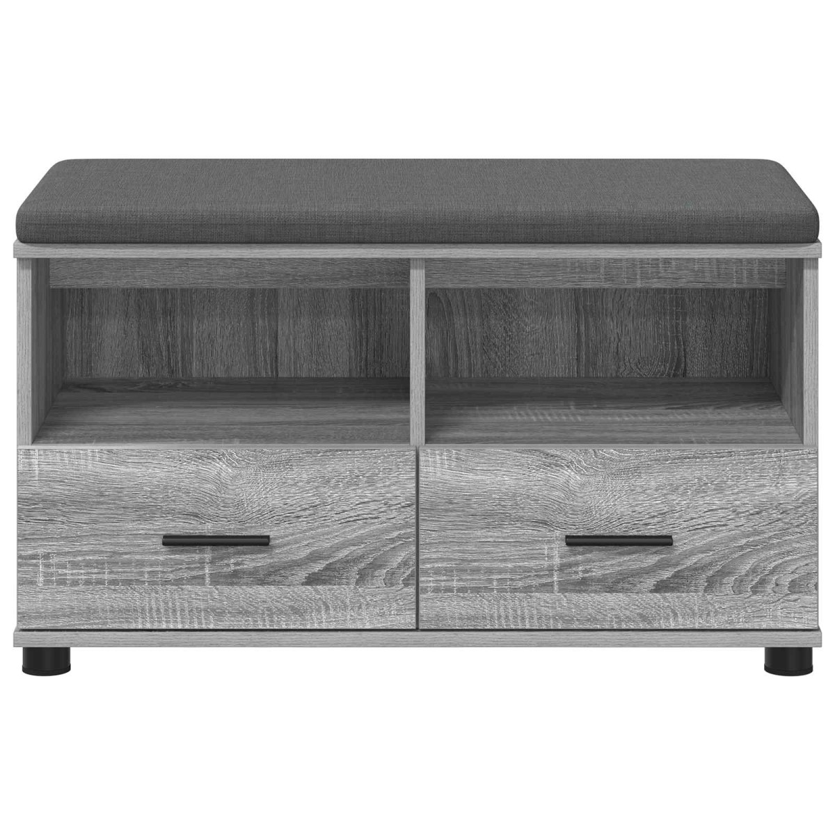 vidaXL Παγκάκι Χαλωρίου Γκρι Σονομά 80 x 38 x 46 εκ