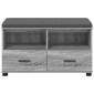 vidaXL Παγκάκι Χαλωρίου Γκρι Σονομά 80 x 38 x 46 εκ