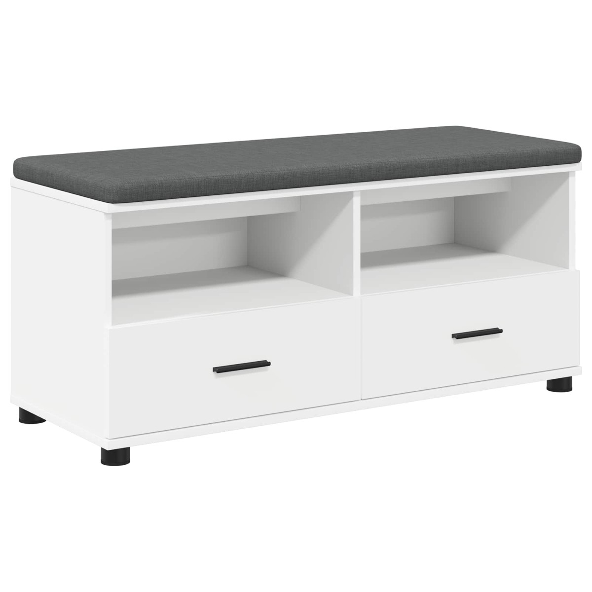 vidaXL Παγκάκι Χαλωρίου Λευκός 100 x 38 x 46 εκ