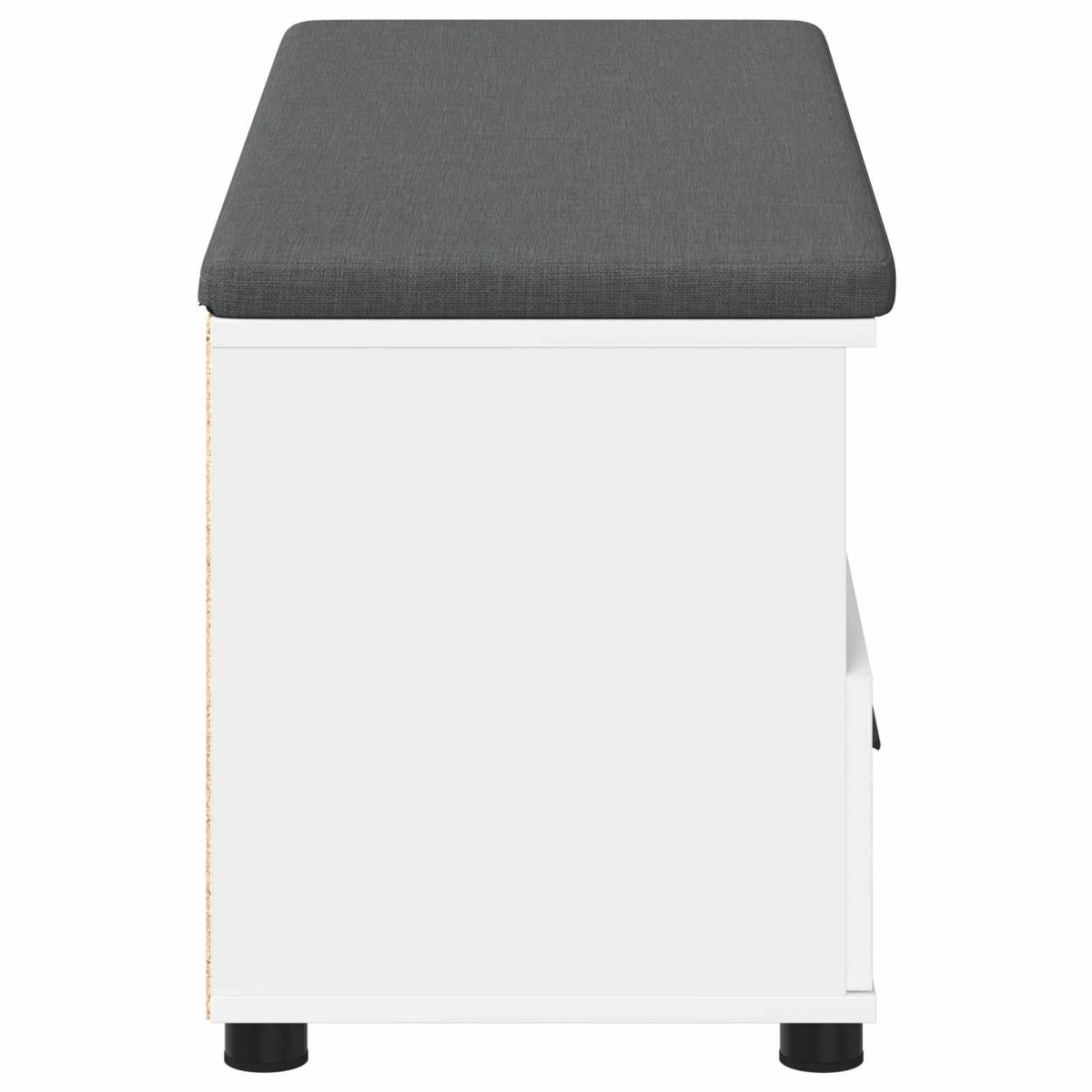 vidaXL Παγκάκι Χαλωρίου Λευκός 100 x 38 x 46 εκ