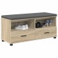 vidaXL Παγκάκι Χαλωρίου Δρύς Sonoma 100 x 38 x 46 εκ