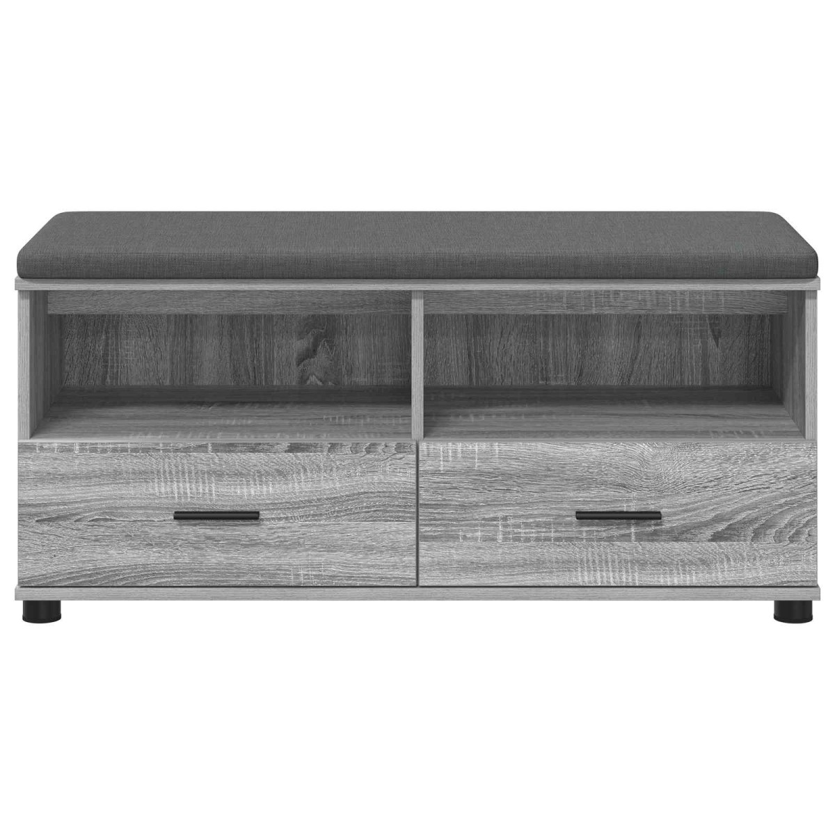 vidaXL Παγκάκι Χαλωρίου Γκρι Σονομά 100 x 38 x 46 εκ