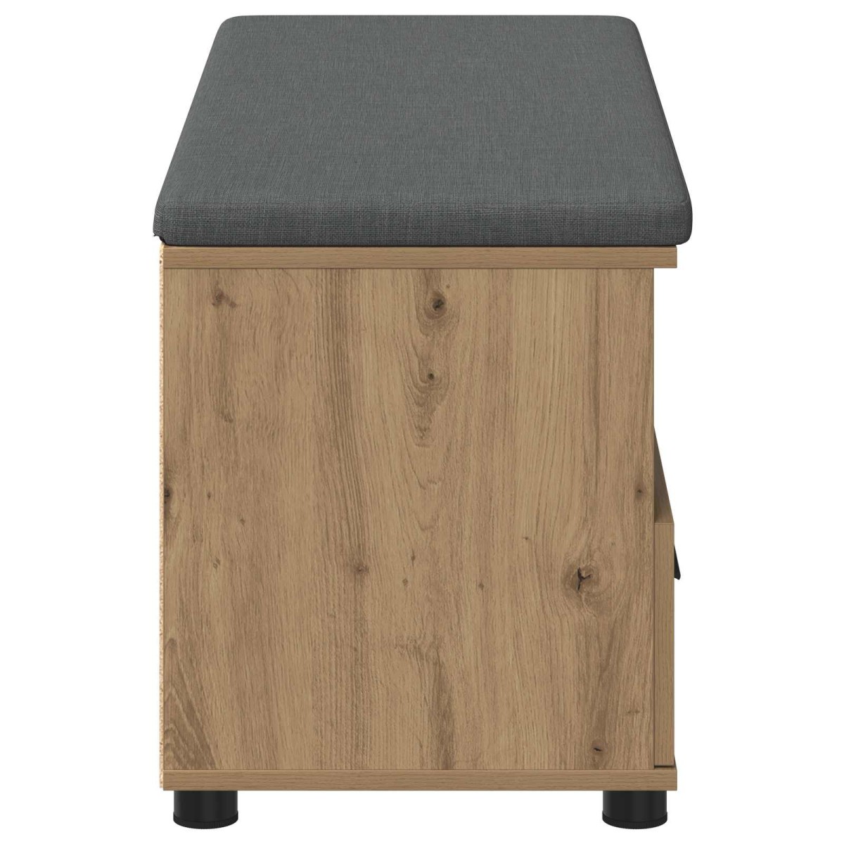 vidaXL Παγκάκι Χαλωρίου Τεχνίτικη Δρυς 100 x 38 x 46 εκ