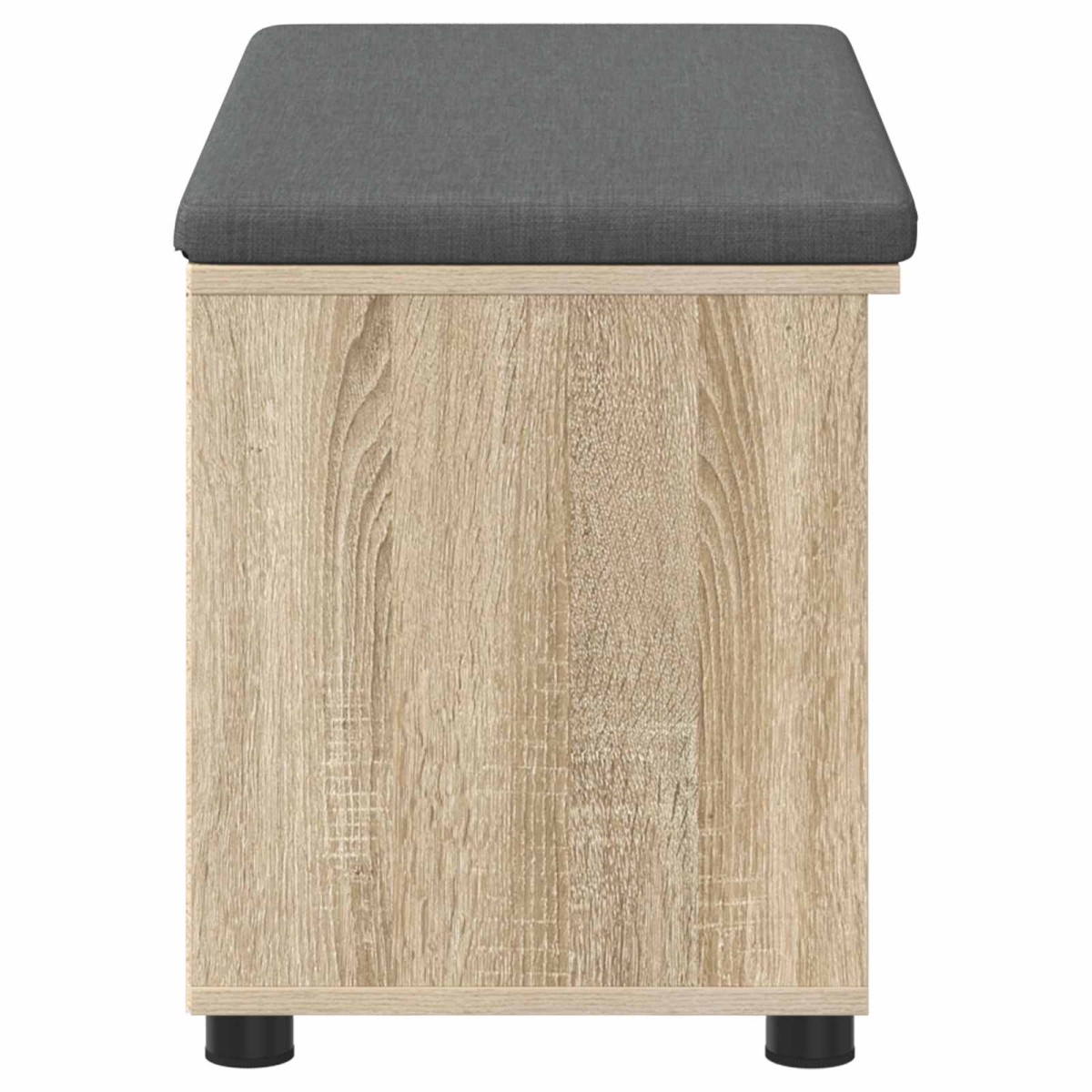 vidaXL Παγκάκι Χαλωρίου με μαξιλάρι Δρύς Sonoma 80 x 38 x 46 εκ