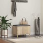 vidaXL Παγκάκι Χαλωρίου με μαξιλάρι Δρύς Sonoma 60 x 38 x 46 εκ