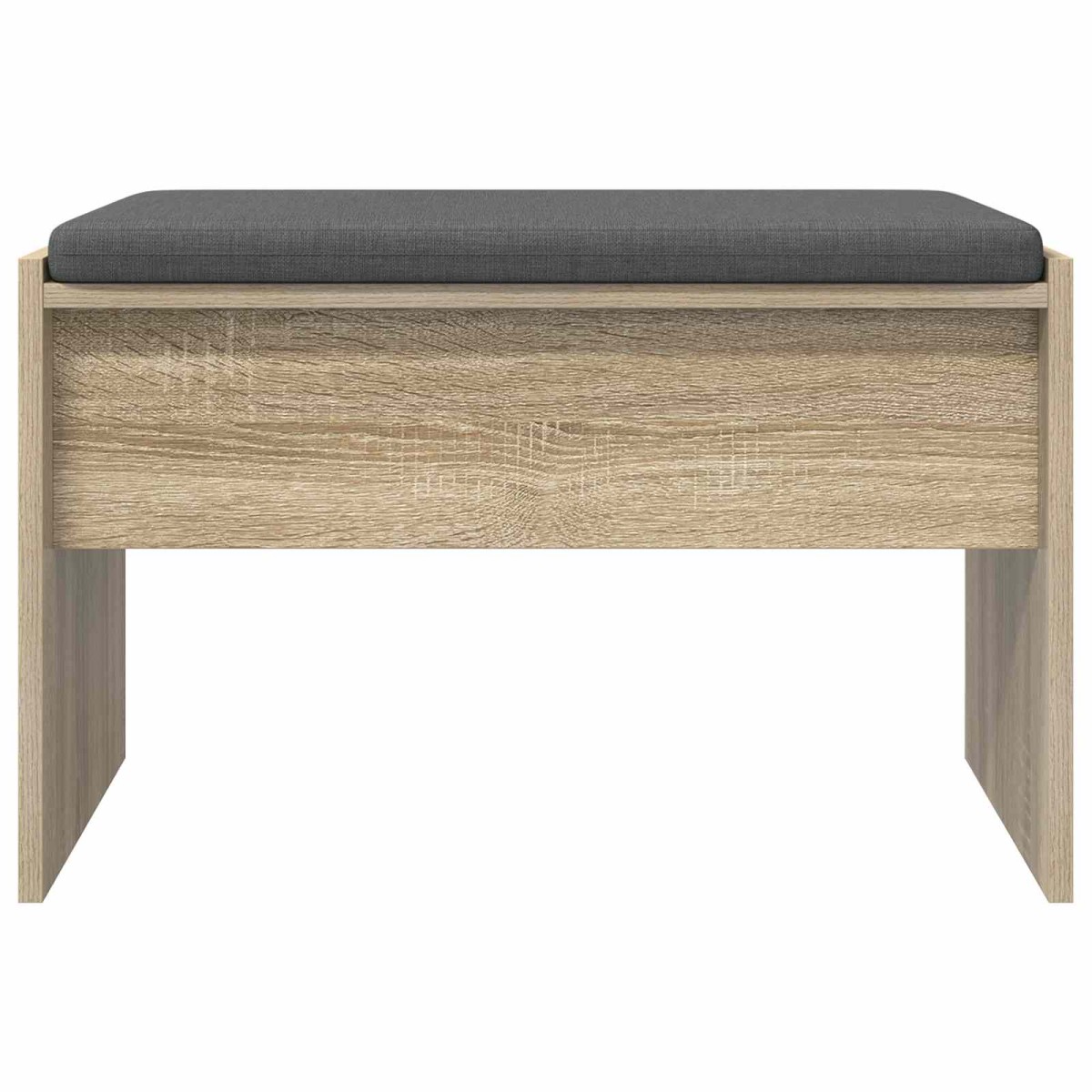 vidaXL Παγκάκι Χαλωρίου με μαξιλάρι Δρύς Sonoma 63 x 38 x 40 εκ