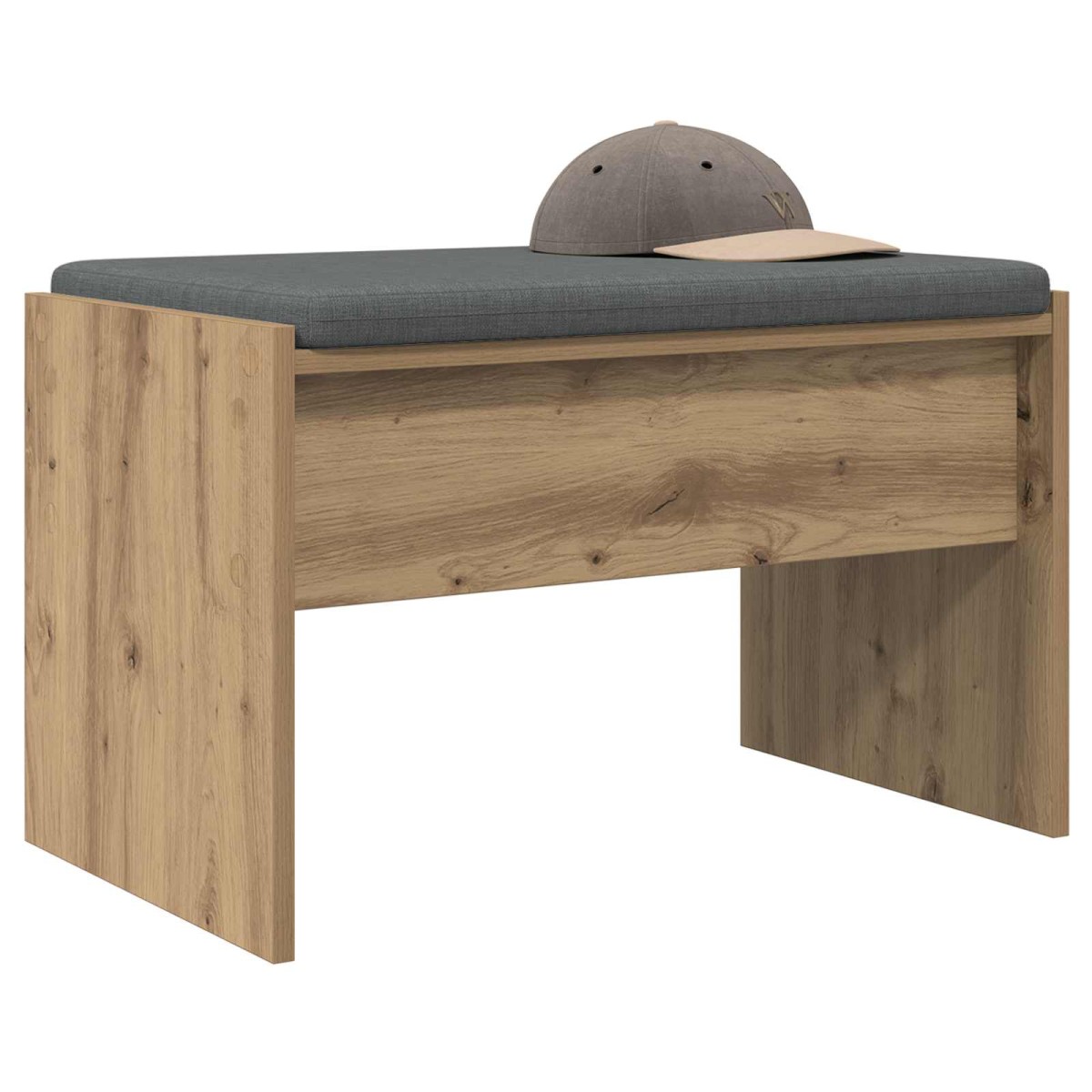 vidaXL Παγκάκι Χαλωρίου Artisan Oak 63 x 38 x 40 εκ