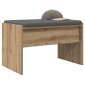 vidaXL Παγκάκι Χαλωρίου Artisan Oak 63 x 38 x 40 εκ