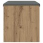 vidaXL Παγκάκι Χαλωρίου Artisan Oak 63 x 38 x 40 εκ