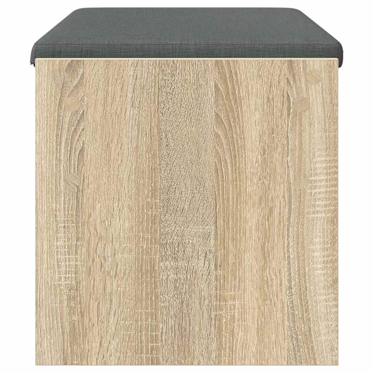 vidaXL Παγκάκι Χαλωρίου με μαξιλάρι Δρύς Sonoma 83 x 38 x 40 εκ