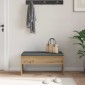 vidaXL Παγκάκι Χαλωρίου Artisan Oak 83 x 38 x 40 εκ