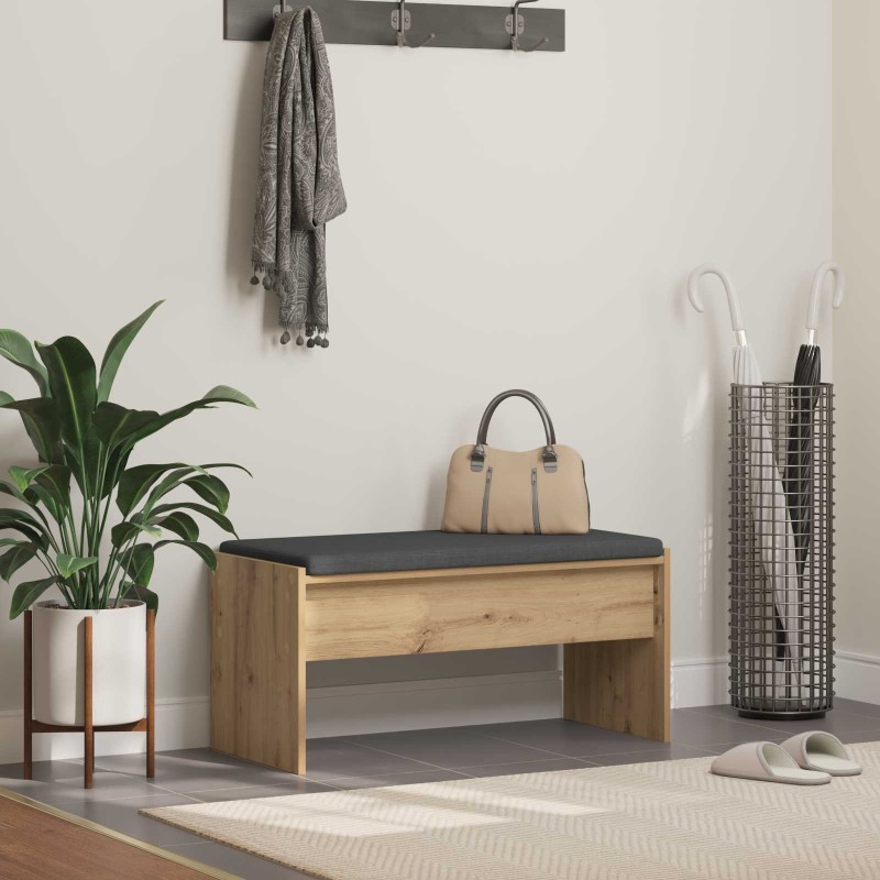 vidaXL Παγκάκι Χαλωρίου Artisan Oak 83 x 38 x 40 εκ