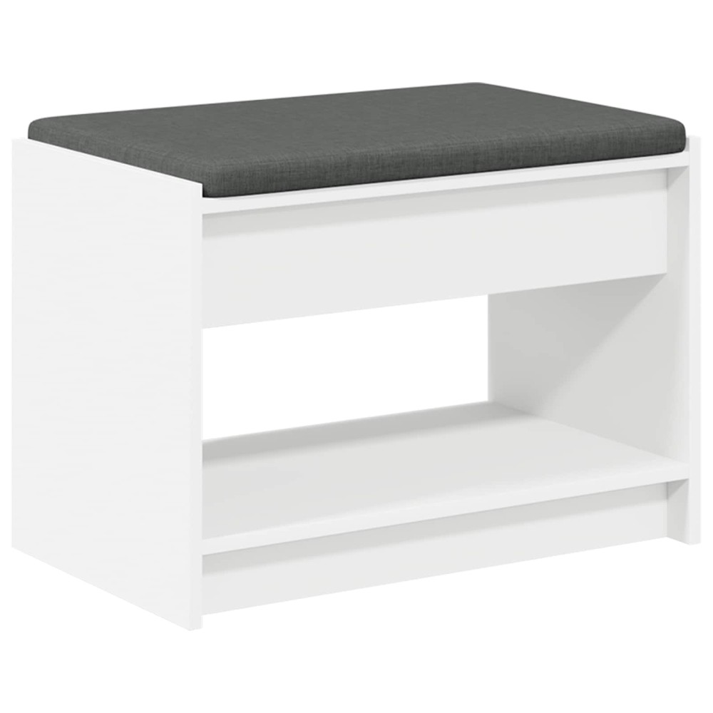 vidaXL Παγκάκι Χαλωρίου Λευκός 63 x 38 x 45 εκ