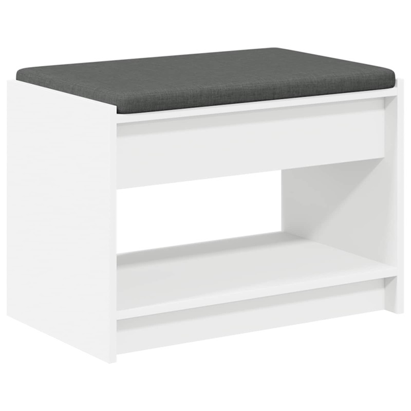 vidaXL Παγκάκι Χαλωρίου Λευκός 63 x 38 x 45 εκ