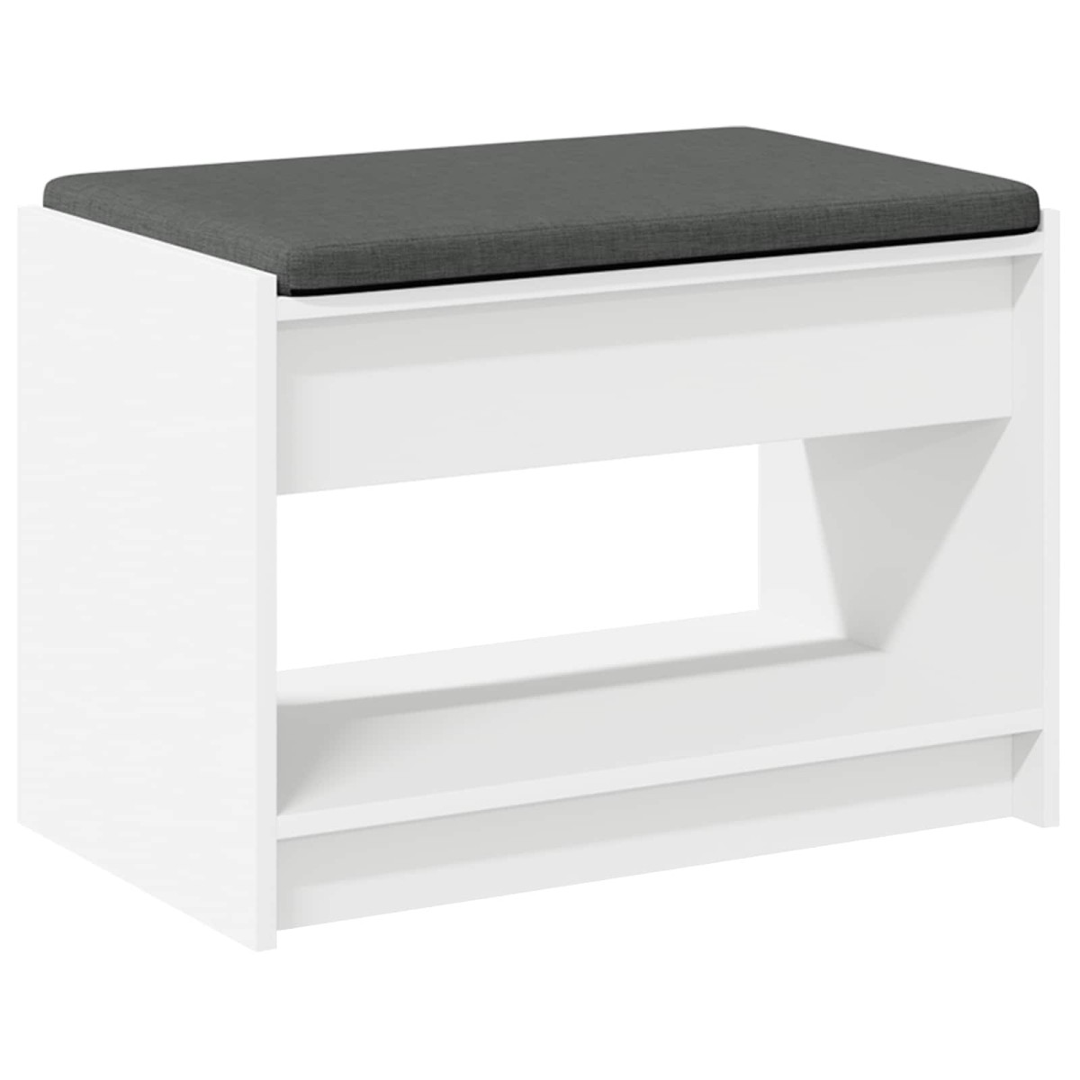 vidaXL Παγκάκι Χαλωρίου Λευκός 63 x 38 x 45 εκ