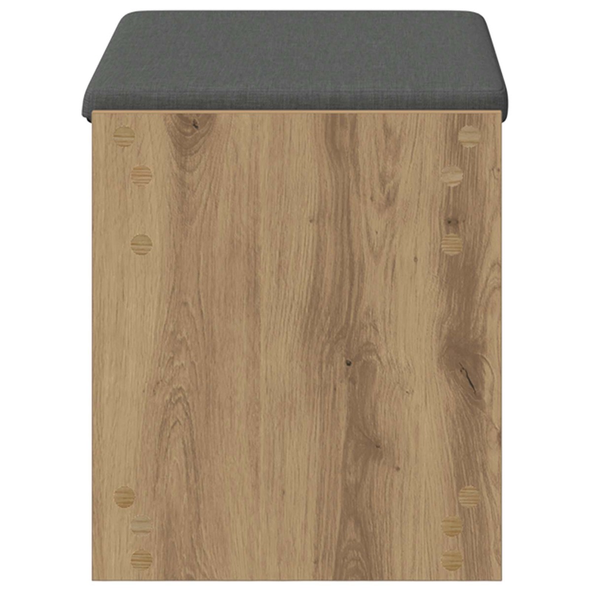 vidaXL Παγκάκι Χαλωρίου Τεχνίτικη Δρυς 63 x 38 x 45 εκ