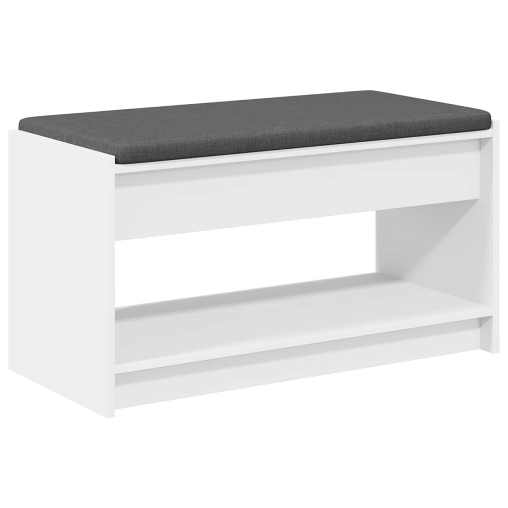 vidaXL Παγκάκι Χαλωρίου Λευκός 83 x 38 x 45 εκ