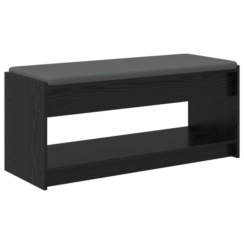vidaXL Παγκάκι Χαλωρίου Μαύρη Δρυς 103 x 38 x 45 εκ
