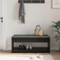 vidaXL Παγκάκι Χαλωρίου Μαύρη Δρυς 103 x 38 x 45 εκ