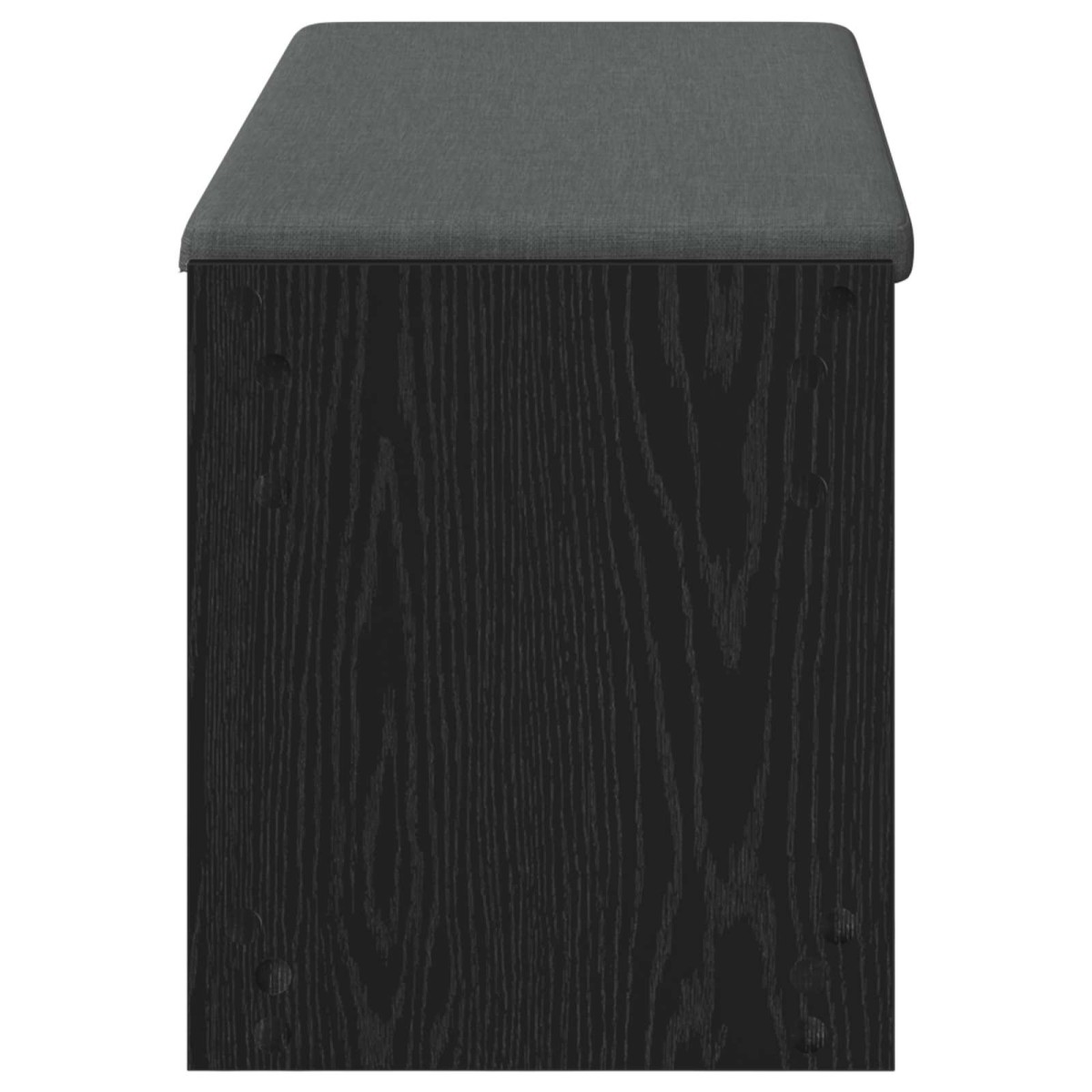 vidaXL Παγκάκι Χαλωρίου Μαύρη Δρυς 103 x 38 x 45 εκ
