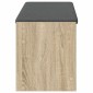 vidaXL Παγκάκι Χαλωρίου Δρύς Sonoma 103 x 38 x 45 εκ