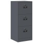 vidaXL Ντουλάπα Αρχείων με συρτάρι Ανθρακί 45,5 x 42 x 106,5 εκ