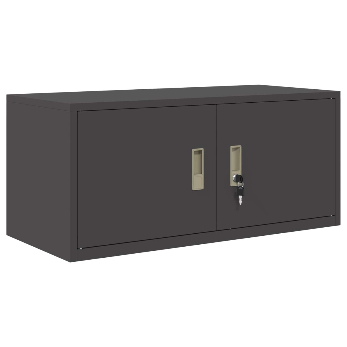 vidaXL Ντουλάπι αποθήκευσης Μαύρο 90 x 40 x 40 εκ Ατσάλι
