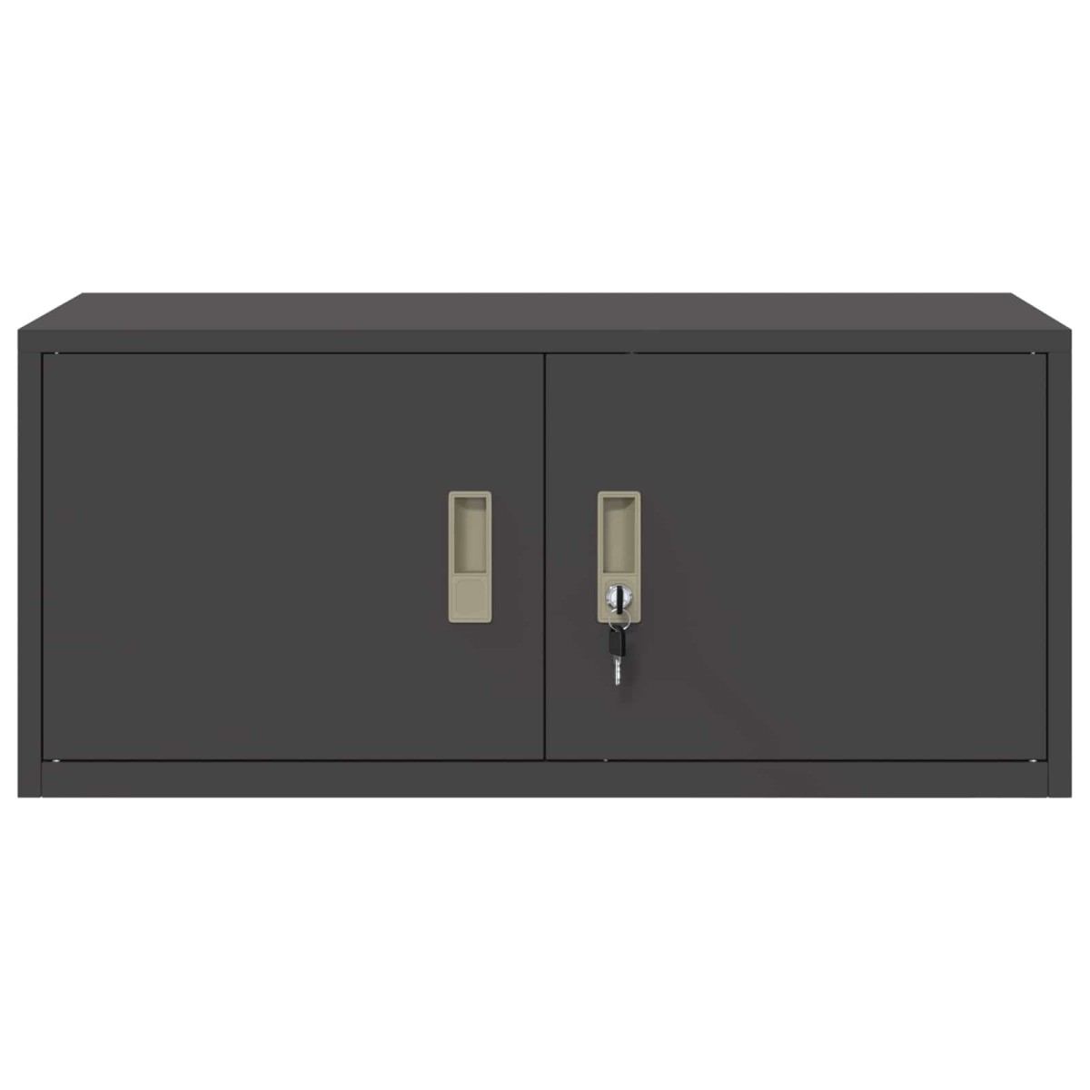 vidaXL Ντουλάπι αποθήκευσης Μαύρο 90 x 40 x 40 εκ Ατσάλι