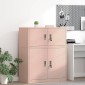 vidaXL Ντουλάπι αποθήκευσης Ροζ 90 x 40 x 40 εκ Ατσάλι