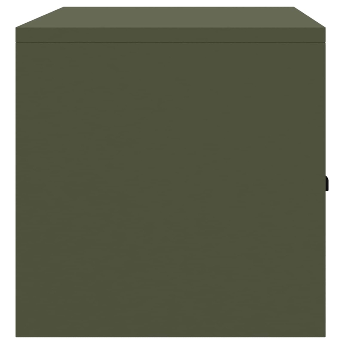 vidaXL Ντουλάπι αποθήκευσης Ελιά Πράσινη 90 x 40 x 40 εκ Ατσάλι