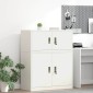 vidaXL Ντουλάπι αποθήκευσης Λευκός 90 x 40 x 40 εκ Ατσάλι
