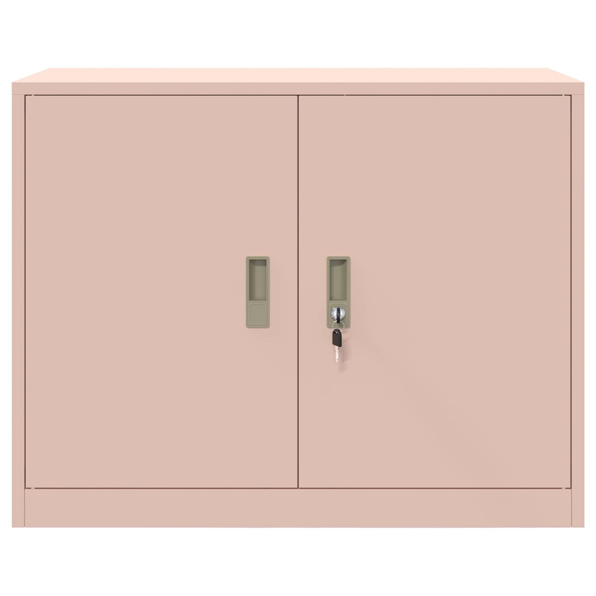 vidaXL Ντουλάπι αποθήκευσης Ροζ 90 x 40 x 70 cm Ατσάλι