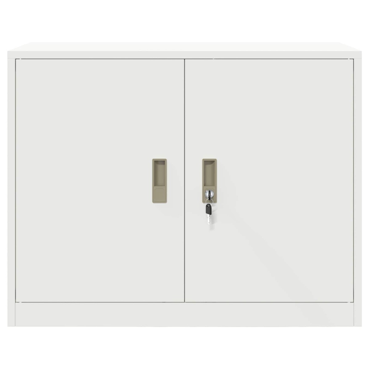 vidaXL Ντουλάπι αποθήκευσης Λευκός 90 x 40 x 70 cm Ατσάλι