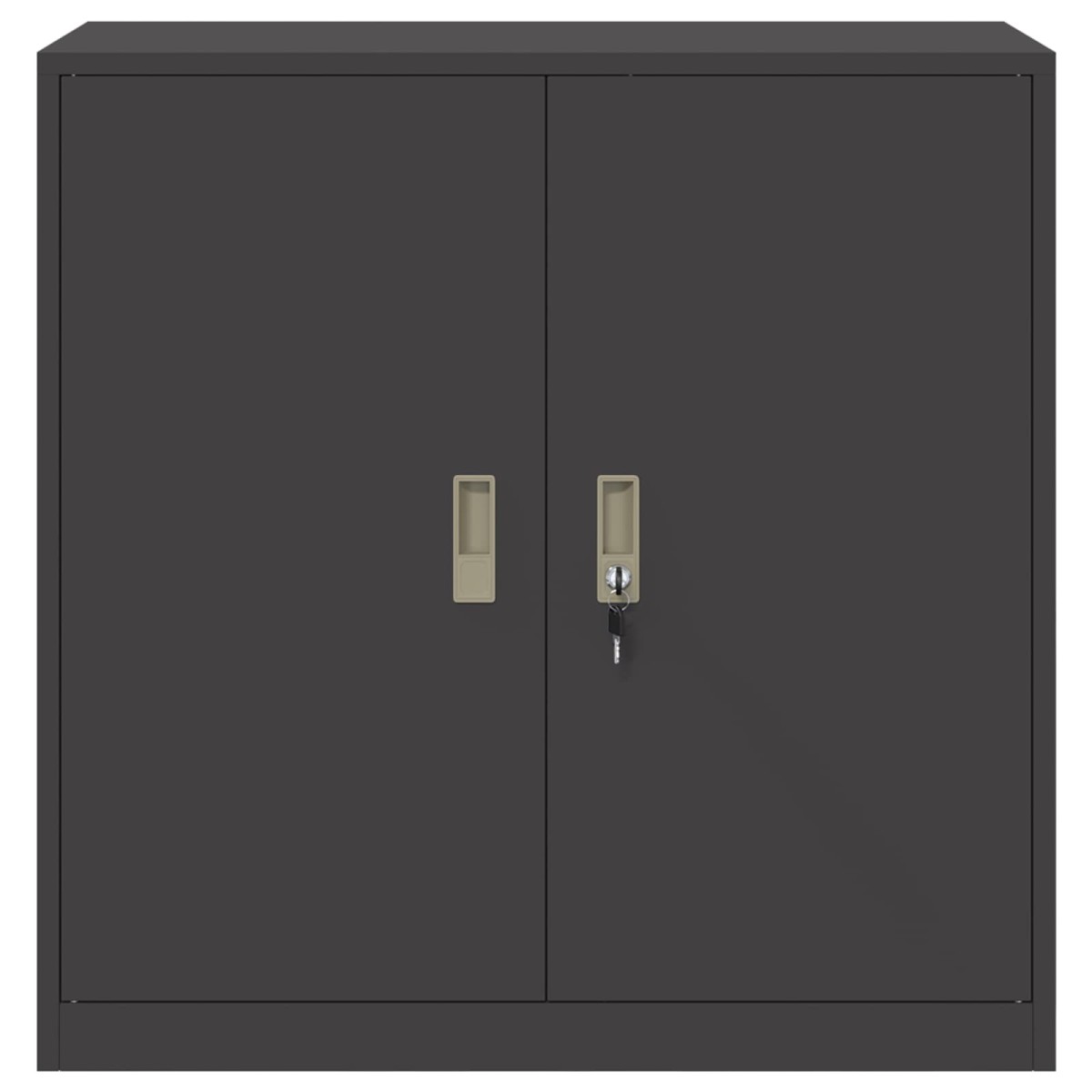 vidaXL Ντουλάπι αποθήκευσης Μαύρο 90 x 40 x 90 cm Ατσάλι
