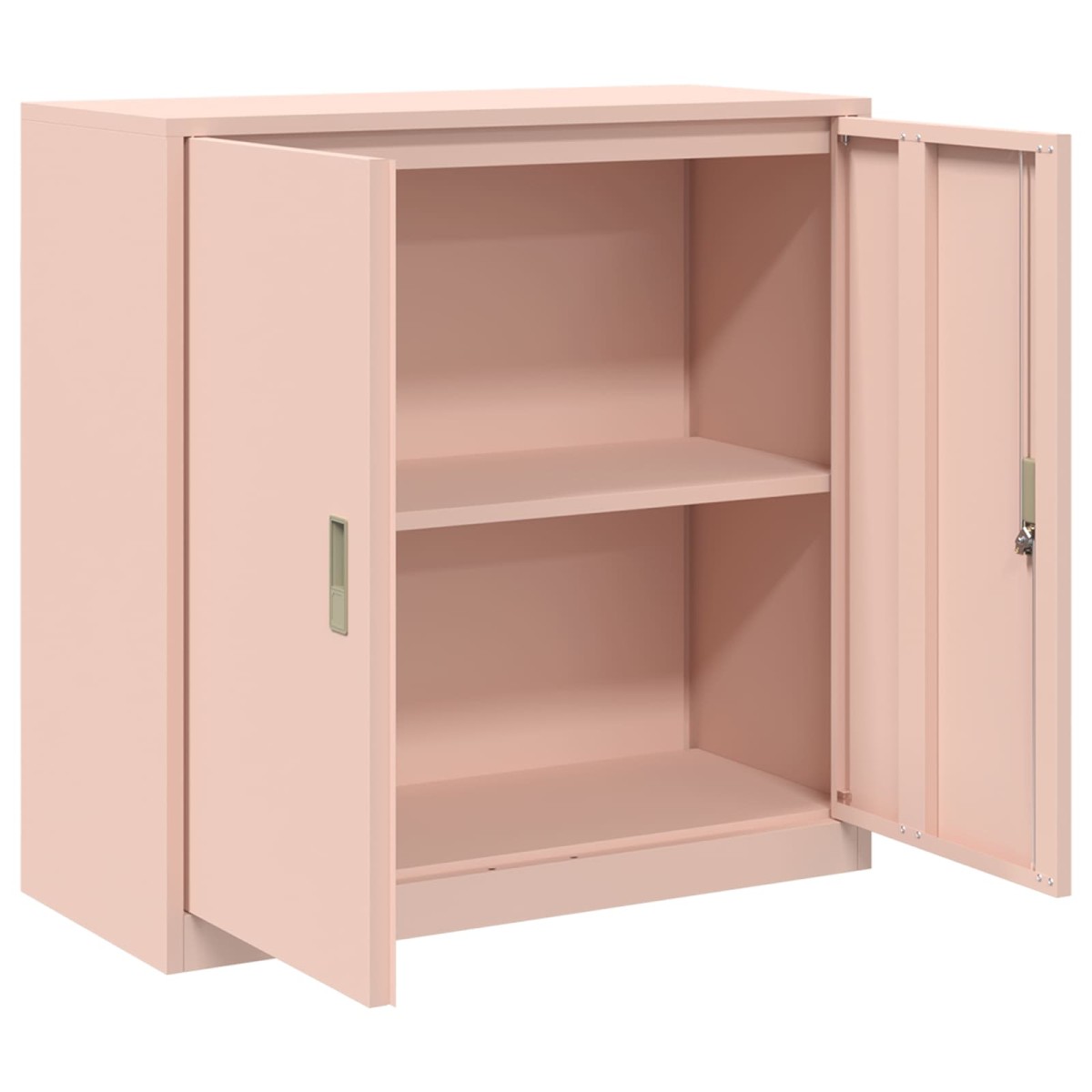 vidaXL Ντουλάπι αποθήκευσης Ροζ 90 x 40 x 90 cm Ατσάλι