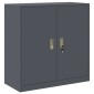 vidaXL Ντουλάπι αποθήκευσης Ανθρακί 90 x 40 x 90 cm Ατσάλι