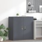 vidaXL Ντουλάπι αποθήκευσης Ανθρακί 90 x 40 x 90 cm Ατσάλι