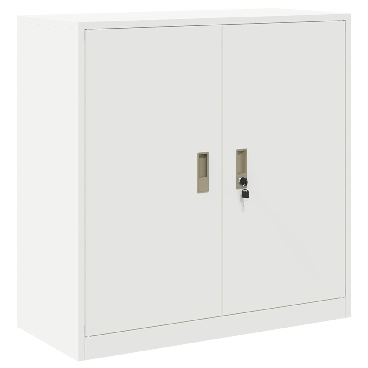 vidaXL Ντουλάπι αποθήκευσης Λευκός 90 x 40 x 90 cm Ατσάλι