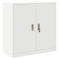 vidaXL Ντουλάπι αποθήκευσης Λευκός 90 x 40 x 90 cm Ατσάλι