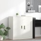vidaXL Ντουλάπι αποθήκευσης Λευκός 90 x 40 x 90 cm Ατσάλι