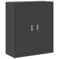 vidaXL Ντουλάπι αποθήκευσης Μαύρο 90 x 40 x 105 cm Ατσάλι