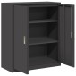 vidaXL Ντουλάπι αποθήκευσης Μαύρο 90 x 40 x 105 cm Ατσάλι