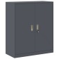 vidaXL Ντουλάπι αποθήκευσης Ανθρακί 90 x 40 x 105 cm Ατσάλι